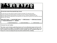 Tablet Screenshot of cadtutorial.org